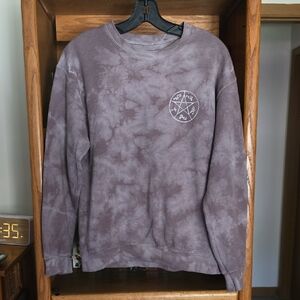 Supernatural Purple Tie-Dye Sweater